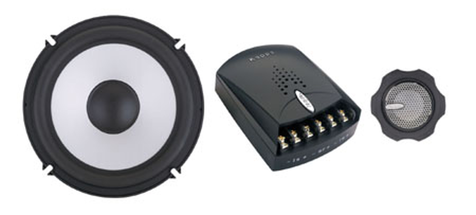 KAPPA 60.3CS - Black - 6.5 inch & 1 inch Component System - Hero